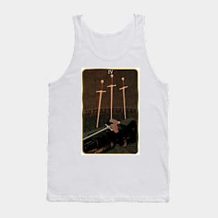 Four of Swords Tank Top